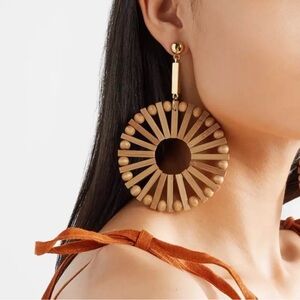 Cult Gaia Eva bamboo earrings